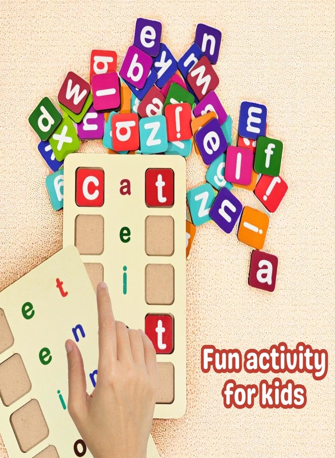Sakuya Hands-On Phonics Kit for Kids | Games for Kids | Letter and Spelling Game | Durable Letter Tiles | Early Development Game, and Engaging Cognitive Development Activities - Image 3